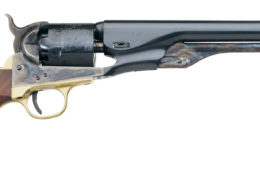 Uberti 1860 Colt Army ’Civilian’ muzzleloading revolver – brass backstrap