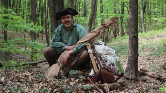 18th century trekking and hunting video