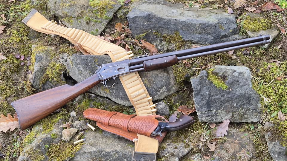 Original Colt Lightning slide action rifle –  Is this the fastest pistol caliber repeater?