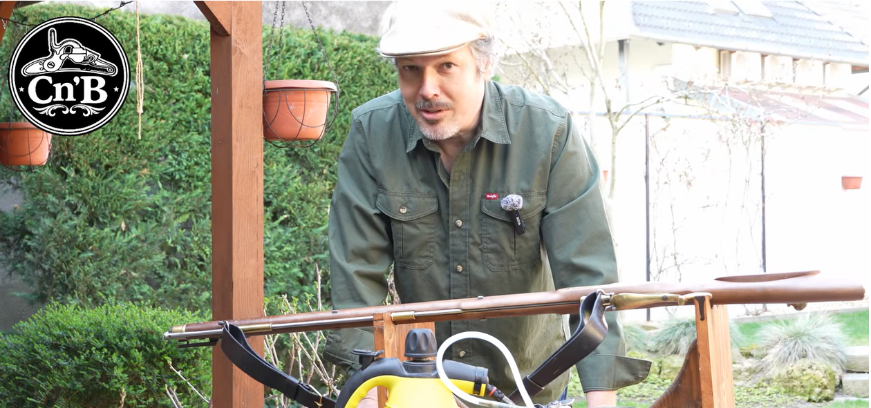 How to clean a full stock muzzle loading rifle in 5 minutes?