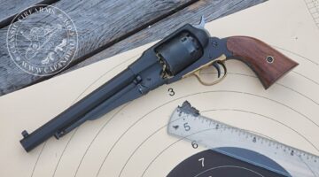 The tack driver Pedersoli Remington: mechanical accuracy tests in Ransom rest